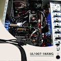 Miniatyrbillede 5 af 5: PCI-E 8 Pin til Dobbelt 8Pin (6+2 Pin) Strømforsyningskabel til V Gold Series V750 V650 V550 Modulær Strømforsyning