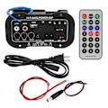 Miniatyrbild 4 av 5: 5 Tums Bilstereo Digital Bluetooth-förstärkare Hifi Bass Hög Effekt Stereo Audio AMP
