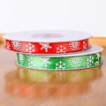 Miniatyrbilde 3 av 5: 22 Meter Sateng Julebånd God Jul Grosgrain Bånd for Dekor og Gaveinnpakning