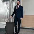 Miniatyrbillede 2 af 5: Vandtæt Kuffertbetræk Elastisk Bagagebeskytter Trolley Taske Beskyttelsescover Rejse Forretning