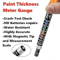 Miniatyrbillede 4 af 5: Bilmalingstykkelsestester Pen Portable Bilmaling Coating Tester Meter Tykkelsesmåler Måler Crash
