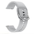 Miniatyrbillede 4 af 5: 20 mm firkantet spænde silikone smart watch rem kompatibel med GarminMove Luxe/Move Style/Move 3 Grey