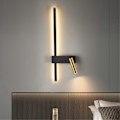 Miniatyrbillede 3 af 5: Justerbar LED Væglampe til Soveværelse Sengelampe Stue Sofa Baggrund Væglampe Lysekrone Belysningsarmatur