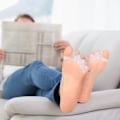 Miniatyrbillede 4 af 5: 4 stk. tåseparatorer til overlappende tæer og genopretning af skæve tæer, hvid