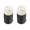 Miniatyrbilde 3 av 5: 2-pakning NEMA 5-15R Ledningskontakt Uttak Hunnplugg Erstatningsledning Uttak 15 Amp 125