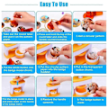Miniatyrbilde 5 av 5: Enkel Knappemaskin for Merker, DIY Pin Badge Knappepressemaskin 48 stk Knappdeler