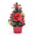 Miniatyrbild 3 av 5: Julgransprydnad Dekoration Hem Bärbart Bord Jul Festival Mini Dekor 20cm Navidad Gåvor Jultomte Nyårsträd Silver 1
