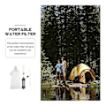 Miniatyrbilde 3 av 3: 1 stk. Mini vannsil for camping, utendørs vannrenser, bærbar vannrenser - FCY