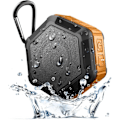 Miniatyrbild 1 av 5: Bärbar Mini Högtalare - Bluetooth Duschhögtalare med Krok - Vattentät Bluetooth Högtalare 12H Speltid för Strand, Pool, Hem, Fest, Orange