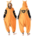 Miniatyrbilde 2 av 3: One Piece Hette Fleece Julekostyme Halloween Kostyme Voksen Onesie Pyjamas LFA03 M Height 158*167cm