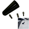 Miniatyrbilde 2 av 5: 10 stk. Antenne i aluminiumslegering 3 cm Takantenne Kort stangantenne Bilantenne Kort adapter Rad