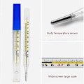 Miniatyrbillede 5 af 5: Termometer til voksne, Oralt glas termometer til feber 35-42c