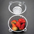 Miniatyrbillede 2 af 5: 100 Stykker Gennemsigtig Plastik Enkelt Cupcake Kageboks Muffin Dome Holder Boks