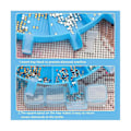 Miniatyrbild 4 av 5: Tillbehörsfack Organizer Kit, 6-facks Palett med 5D Förvaringskit (Blå)