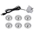 Miniatyrbild 3 av 5: Automatiska Rotisserie Grillverktyg Metall BBQ Ram Växel med USB-kabel Motor DIY Automatiskt Ramverktyg