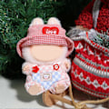 Miniatyrbillede 5 af 5: Labubu Tøj (IKKE en dukke) - Raffinerede og designer luksus accessories. Labubu tøj. Passer til 17cm Labubu dukke (gul).