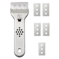 Miniatyrbilde 1 av 5: Skrape, keramisk platetoppskrape, glasskrape, for keramisk platetopp, induksjonsplatetopp, bil, glass, speil, klistremerke, rengjøring (rustfritt stål)