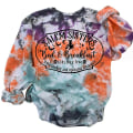 Miniatyrbillede 1 af 2: Halloween Sweatshirt med Rundhals - Afslappet Løstsiddende Langærmet Top style 4 XL