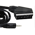 Pikkukuva 3 / 5: Scart - 3,5 mm, 1,4 m 3,5 mm:n miniliitin - Scart-kaapeli televisiolle, kuulokkeille ja kaiuttimelle