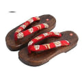 Miniatyrbilde 3 av 4: Rask Levering Japansk Anime Cosplay Kostyme, Herre Sommer Sandaler, Tre Flats, Tøfler Tresko, Flip-flops - blå Petaler 38 39