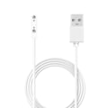 Pikkukuva 1 / 5: Yleismallinen USB-laturitelakka 2-nastaiselle magneettiselle kellon latausvirtasovittimelle White 7.62mm