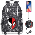 Miniatyrbild 1 av 4: Venom Fashion Tryckt Usb Ungdoms Skolväska (1-11) Color-12