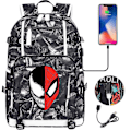 Miniatyrbilde 1 av 4: Venom Mote Trykt USB Ungdomsskolesekk (1-11) Color-12