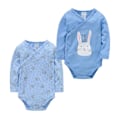 Miniatyrbild 1 av 5: Beibei pyjamas ren bomull mjuk 0-12m baby 2/3/4 stycken Army Green 6-9M