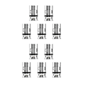 Miniatyrbild 1 av 5: 10 st PNP Förångarspole VM6 0.15Ohm PnP Coil för DRAG X / DRAG Max
