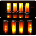 Miniatyrbild 5 av 5: 4-pack LED Solarlampor med Mason Jar-lock - 12 LED - Vattentät - Trädgårdsdekor (burk ingår ej)
