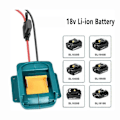 Miniatyrbillede 2 af 5: Adapter til 18V Li-ion batteri adapter konverteringssæt med sikringsholder og ledningsnetstik