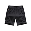 Pikkukuva 1 / 3: Miesten rennot rantashortsit, jääsilkkiä, viileät, hengittävät, joustavat, slim fit, nopeasti kuivuvat, suuri koko Black 4XL