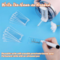 Miniatyrbilde 4 av 5: 30 stk. Sublimering Akryl Navneskilt Holder for 30 OZ Stil A