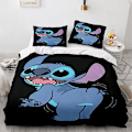 Miniatyrbilde 1 av 2: Stitch 3D-printet sengesett dynetrekk dynetrekk putetrekk barnegave farge 15 US TWIN 173x218cm