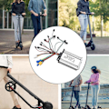 Miniatyrbillede 5 af 5: Elektrisk Scooter 36V-60V 25A Controller 36V 48V 52V 60V Intelligent Børsteløs Controller 6 Rør Uni