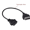 Miniatyrbillede 2 af 5: Adapter Connector Diagnostisk Kabel til 14 Pin til 16 Pin14 Pin OBD1 til 16 Pin OBD2 til Nissan 14 Pin til OBD 16 Pin