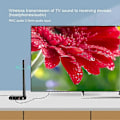 Pikkukuva 3 / 5: 50M 2.4G langaton audio-lähetin ja -vastaanotin 3,5 mm R/L langattomalla audio-adapterilla DVD-soittimelle, televisiolle, tietokoneelle ja CD-soittimelle