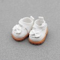 Pikkukuva 1 / 5: 17 cm:n minipehmolelun vaatteet asusteet Korealaisille Kpop Exo Labubu -idolinukeille nahkatakkisetti vaatelahja 11 white bow shoes