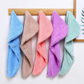 Miniatyrbilde 3 av 5: Hårhåndklehatt for kvinner, hurtigtørkende mikrofiberhåndklehette, badehodeplagg, solid håndklehette, superabsorberende turbanhårhåndkle blue
