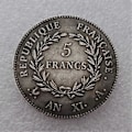Miniatyrbilde 3 av 5: Middelalderens Paris Sølv Dollar Franc Minnemynter Samling 1163-1345