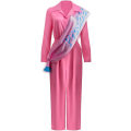 Miniatyrbilde 1 av 5: Cosplay Kostymer Cowgirl Denim 70-talls 80-talls Hippie Disco Kostymer Utsvingte Bukser Halloween Kostymer Cosplay Drakter Rave Party Kostymer dark pink