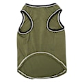 Miniatyrbillede 3 af 5: Blødt bomulds kæledyrstøj søde hunde hvalpe sommer vest moderigtigt tøj (Army Green M)