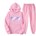 Miniatyrbild 1 av 5: Joggingdräkt Herr Träningsset Hoodie Topp Sportkläder Långärmad Tröja Hoodie Byxor Sportkläder Casual Sport Joggingdräkt Tvådelad 2XL beige