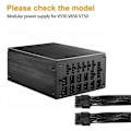 Miniatyrbillede 2 af 5: PCI-E 8 Pin til Dobbelt 8Pin (6+2 Pin) Strømforsyningskabel til V Gold Series V750 V650 V550 Modulær Strømforsyning