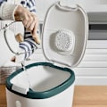 Miniatyrbillede 5 af 5: 5 kg risspand forseglet risdispenser insektfugtighedstæt forseglet risopbevaringsbeholder kornopbevaring