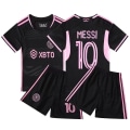 Miniatyrbild 1 av 5: Fotbollskläder för barn 3-13 år, set Messi Ronaldo NO.10/7 träningskläder M Black 4-5T 16
