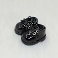 Miniatyrbild 1 av 5: 17cm Mini Plyschdockas Kläder Outfit Tillbehör För Korea Kpop Exo Labubu Idol Dockor Läderjacka Set Kläder Gåva 08 black shoes