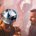 Miniatyrbilde 4 av 5: Diskokulehjelm Glitter Speil Glass Punk Kostymehatt med Uttrekkbart Visir Diskokulehatt for B