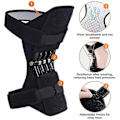 Miniatyrbild 5 av 5: Power Knee Support Brace Fjäder Knäskydd, 1 par Patella Booster Fjäder Knäskydd Stöd För Vandring Sport