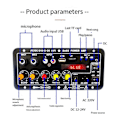Miniatyrbilde 3 av 5: Forsterkerkort med Optisk Lyd Bluetooth AMP USB FM Radio TF Spiller DIY Audio Subwoofer for Hjem